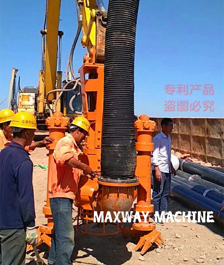 10 Inch Hydraulic Submersible Dredge Pump with 2 Cutters - MAXWAY ...